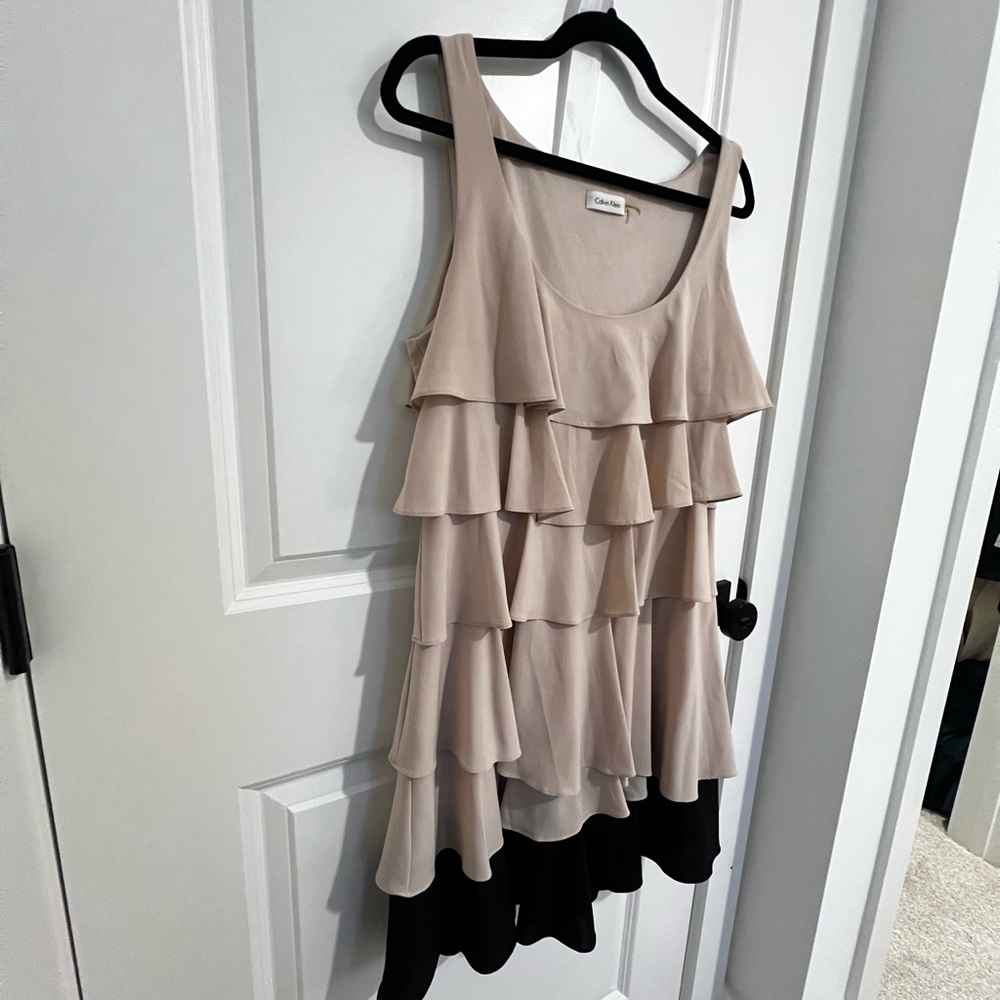Calvin Klein Ruffle Mini Dress - Picture 2 of 4